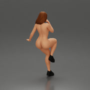 Naked girl sitting on the motorbike - Only-Games