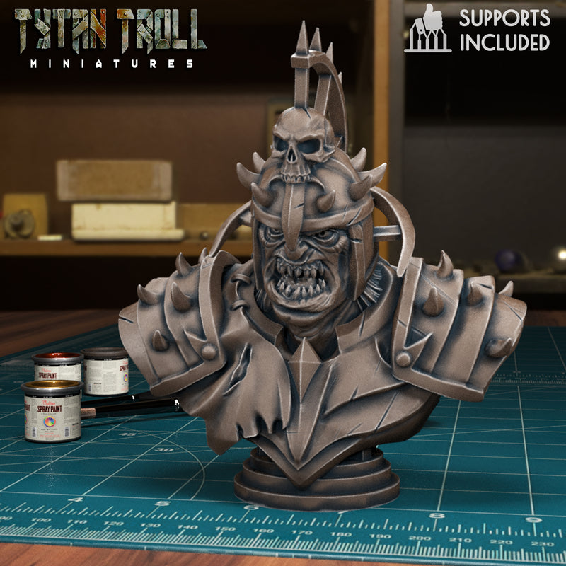 Orc Bust Pack - TytanTroll Miniatures - DnD - Fantasy - 50mm - Only-Games