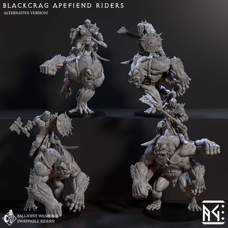 Blackcrag Apefiend Riders (Blackcrag Orcs) - Only-Games