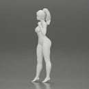 Naked girl standing on the beach - Only-Games