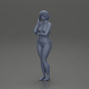 Naked girl with short hair posing - Only-Games