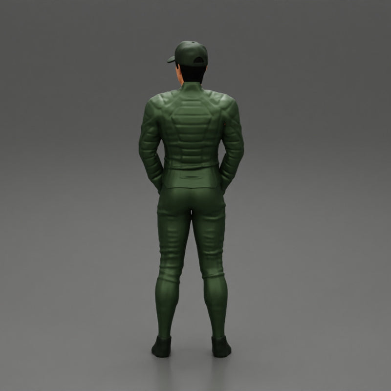 motorbiker standing with his hands in pocket - Only-Games