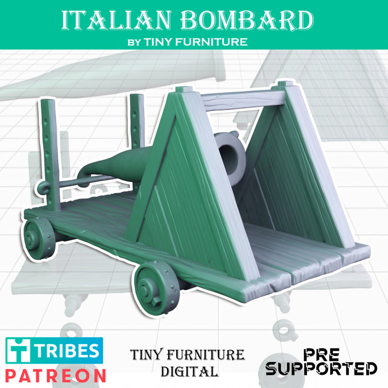 Italian Bombard (Medieval Artillery) - Only-Games