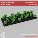 [Block Army] Block Grunts x20 - Only-Games