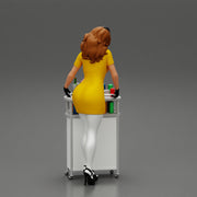 2 Sexy flight attendant serving drinks to passengers on board - Only-Games