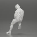 Man in a hooded sweatshirt and cap leaning on the car - Only-Games