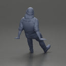 Man in Vintage Outfit and bonnet Seated in a Relaxed Pose - Only-Games