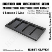 Square and Rectangle Movement Trays Adapters for Tabletop Games - Only-Games