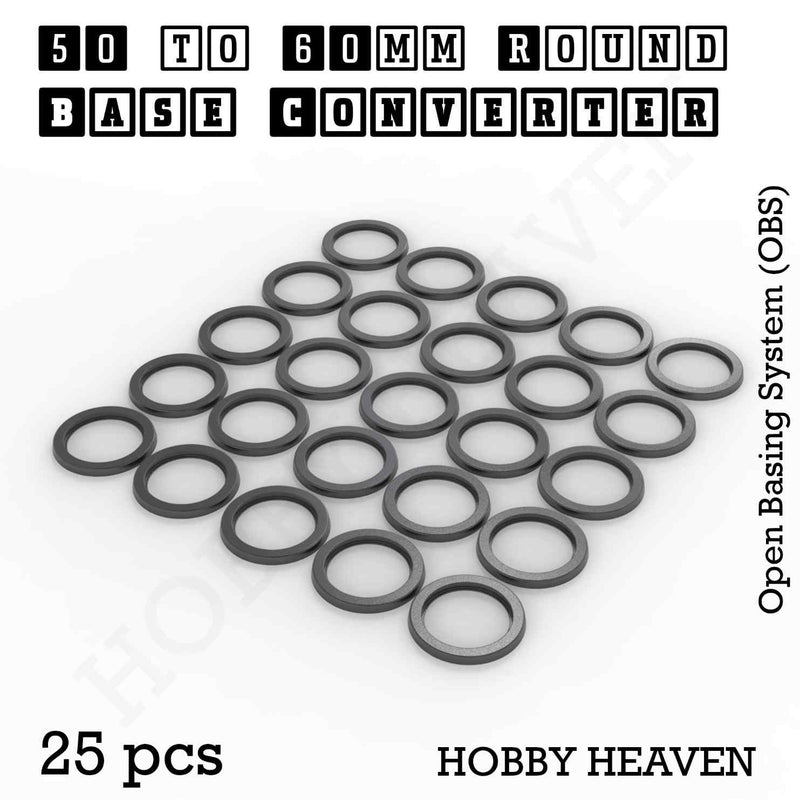 Round Bases Size Converters Round to Round 3d Print Full Range - Only-Games