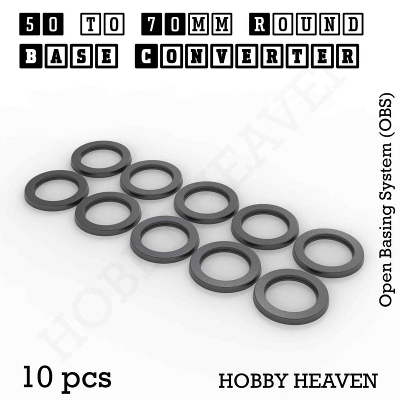 Round Bases Size Converters Round to Round 3d Print Full Range - Only-Games