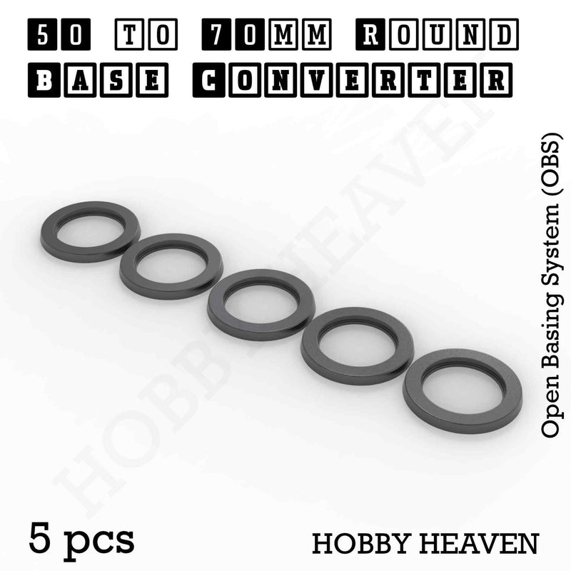 Round Bases Size Converters Round to Round 3d Print Full Range - Only-Games