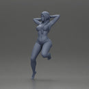 Elegant pose in red bikini, showcasing confidence and playful charm - Only-Games