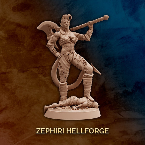 Zephiri Hellforge - Barbarian Tiefling