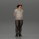 Man in a hat putting hands behind his back ( pablo escobar ) - Only-Games
