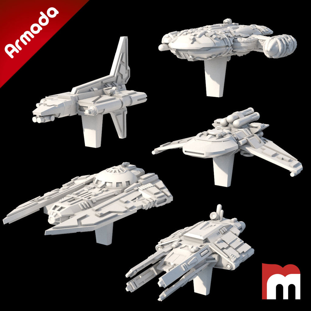 Sw Armada Set (Armada) SW Galaxies Set - Mel Miniatures - Miniatures by Only-Games.co