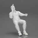 Gangster sitting at the table with a glass of whisky holding gun and playing poker - Only-Games