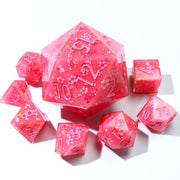 Candied Blossom | 50mm D20 | Oversized Art Core Dice - Only-Games