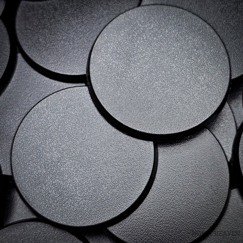 50mm Round Plain Plastic Base - Only-Games