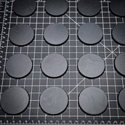 50mm Round Plain Plastic Base - Only-Games