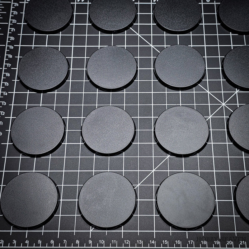 50mm Round Plain Plastic Base - Only-Games