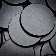 50mm Round Plain Plastic Base - Only-Games