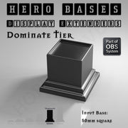 Hero Bases Display Extenders | Squares and Rectangles | Convert Gaming Bases to Display Bases & Plinths - Only-Games
