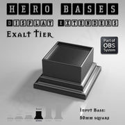 Hero Bases Display Extenders | Squares and Rectangles | Convert Gaming Bases to Display Bases & Plinths - Only-Games