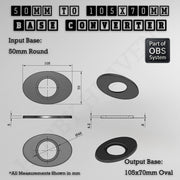 Round To Oval Bases Size Converters 3d Print Full Range - Only-Games