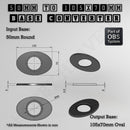 Round To Oval Bases Size Converters 3d Print Full Range - Only-Games