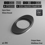 Round To Oval Bases Size Converters 3d Print Full Range - Only-Games