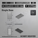 Rectangle Movement Trays | Cavalry & Monsters | 50×25-100×60mm | OBS System - Only-Games