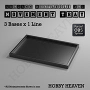 Rectangle Movement Trays | Cavalry & Monsters | 50×25-100×60mm | OBS System - Only-Games