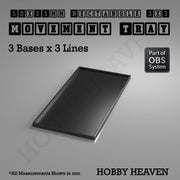 Rectangle Movement Trays | Cavalry & Monsters | 50×25-100×60mm | OBS System - Only-Games