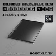 Rectangle Movement Trays | Cavalry & Monsters | 50×25-100×60mm | OBS System - Only-Games