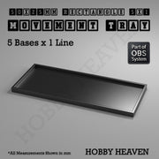 Rectangle Movement Trays | Cavalry & Monsters | 50×25-100×60mm | OBS System - Only-Games