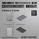 Rectangle Movement Trays | Cavalry & Monsters | 50×25-100×60mm | OBS System - Only-Games