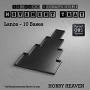 Rectangle Movement Trays | Cavalry & Monsters | 50×25-100×60mm | OBS System - Only-Games