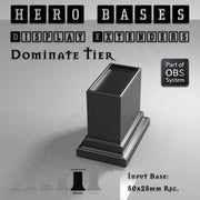 Hero Bases Display Extenders | Squares and Rectangles | Convert Gaming Bases to Display Bases & Plinths - Only-Games
