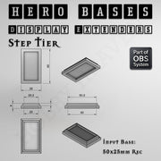 Hero Bases Display Extenders | Squares and Rectangles | Convert Gaming Bases to Display Bases & Plinths - Only-Games