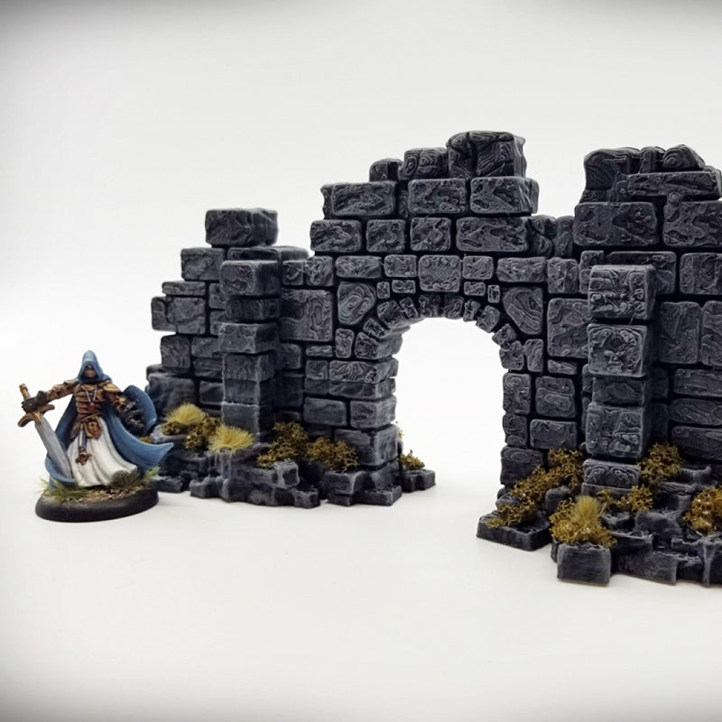 Basic Archway Door Wall: Ancient Ruins Terrain Set - Only-Games