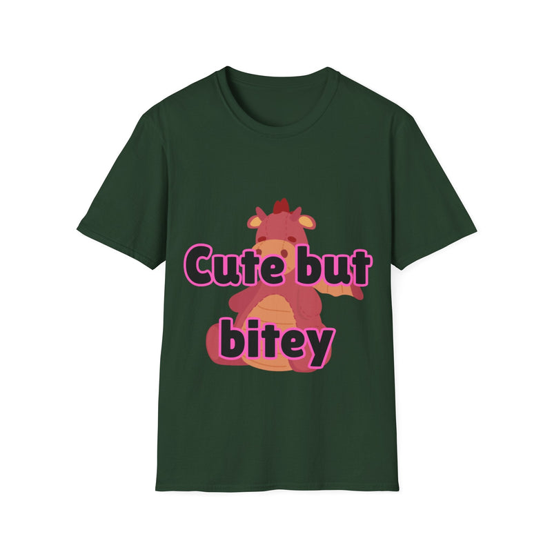 Cute But Bitey Unisex Softstyle T-Shirt - Only-Games
