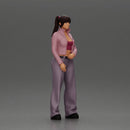 Chola girl with pigtails standing in jacket and flared pants - Only-Games