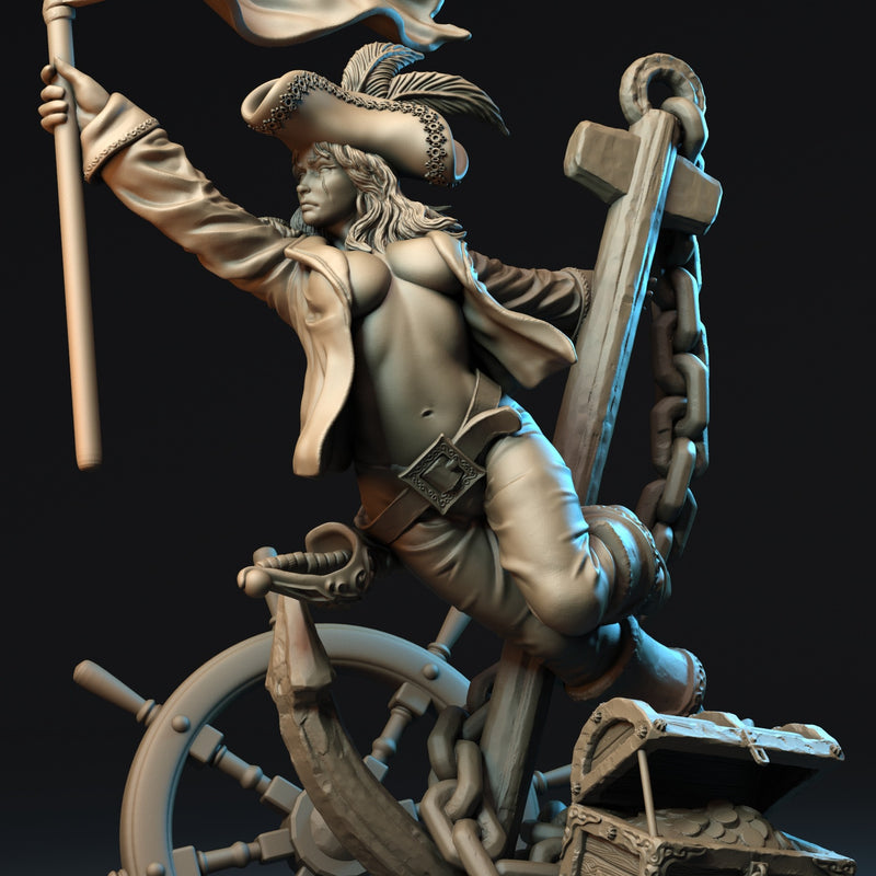 Anchoretta the Pirate girl - 75 mm - Only-Games