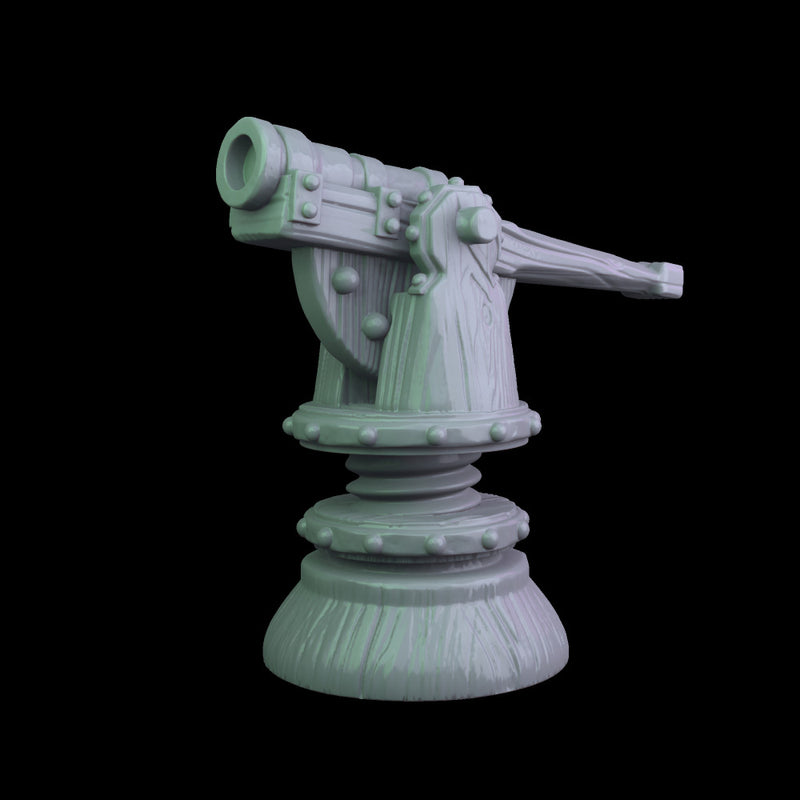 Gun with an elevation arc (Medieval Artillery) - Only-Games