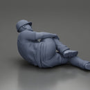 construction worker lying on the floor holding his injured leg - Only-Games