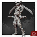 Bug Warrior Lilian  28mm/32mm/ 54mm/75mm/100mm - Only-Games