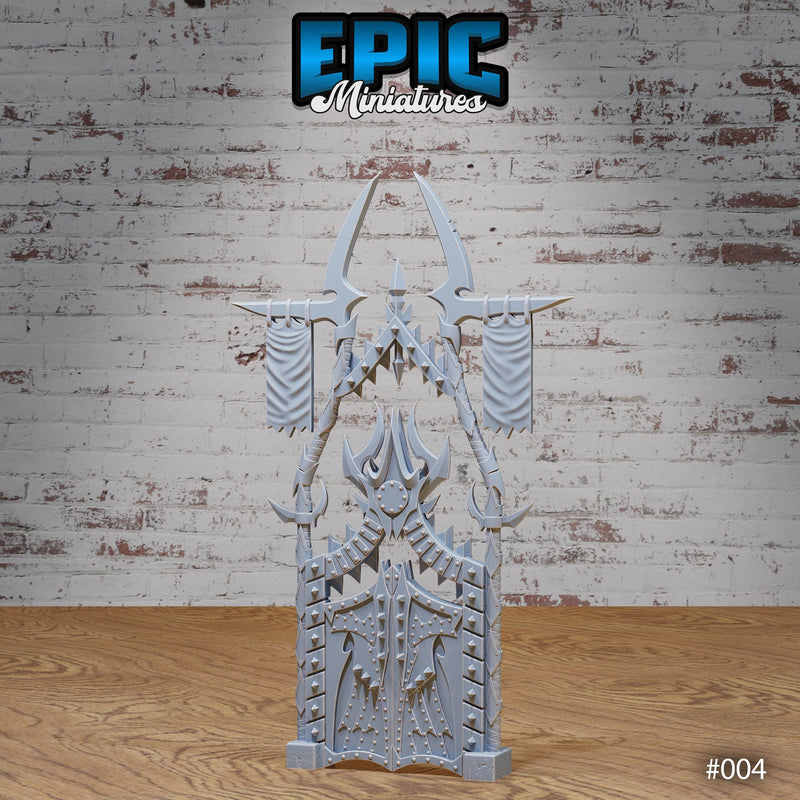 Dark Elf Siege Camp Fence Gates - Only-Games