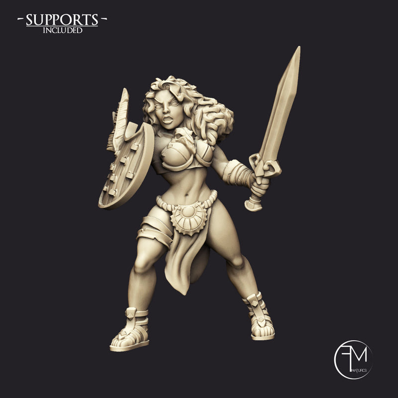 Amazon Warriors - 3 Units (AMAZONS! Kickstarter)