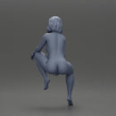 Naked girl sitting on a car - Only-Games