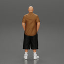 gangster standing in short and open shirt with sunglasses - Only-Games